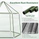 Mini walk-in greenhouse with PE-coated metal tubes for rust resistance and strong support, ideal for winter plant.