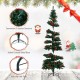 7 ft pre-lit artificial Christmas tree with 791 branch tips, warm white LED lights, and a stable metal base for festive.
