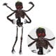 6-foot animated skeleton decoration with glowing red eyes, 4 adjustable arms, and spooky sounds for Halloween displays.