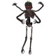 6-foot animated skeleton decoration with 4 arms, red LED eyes, and spooky sounds for a creepy Halloween display.