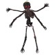 6-foot animated skeleton decoration with 4 arms, glowing red eyes, and spooky sounds for Halloween fright.