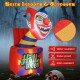 6 ft Halloween inflatable clown with LED lights, featuring a playful design, suitable for indoor and outdoor use.