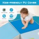 Colorful 6-piece soft play set with climbing triangle and ramp, made of waterproof PU leather for toddlers' safe play.