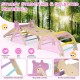 Toddler indoor play gym featuring a sturdy beech wood climbing frame and soft foam blocks for safe, imaginative play.