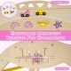 Colorful wooden maze game with two toy cars, designed to encourage creativity and exploration in toddlers.