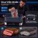 Sous vide cooking feature of the 6-in-1 programmable slow cooker with adjustable timer and intuitive LED control panel.