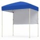 Blue 6 x 4 FT pop-up canopy tent with half sidewall, ideal for outdoor sun shelter and easy setup for events.