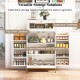 Kitchen Pantry Cabinet Freestanding Food Storage Cupboard - Gallery View 7 of 10