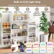 Kitchen Pantry Cabinet Freestanding Food Storage Cupboard - Gallery View 5 of 10