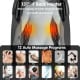 Full body zero gravity massage chair with SL track, featuring 12 auto programs and a 131°F back heater for relaxation.