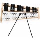 27-note glockenspiel xylophone with rubber mallets, sturdy wood frame, ideal for music teaching and performances.