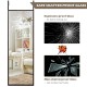 Full-length metal door mirror in brown with shatter-proof glass, adjustable hooks for versatile wall or door placement.