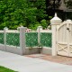 Artificial daisy hedge privacy fence panels with dense leaves, perfect for garden or patio decoration and easy.
