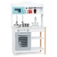 Kids kitchen playset with solid wood, colorful design, and realistic features for imaginative cooking fun.