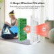 Evaporative portable air cooler fan with 20L water tank, remote control, and 3 modes for efficient cooling and air.