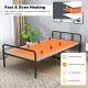Massage bed warmer heating pad with 5 heat settings, featuring fast heating and overheat protection for safe use.