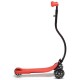 Red folding kids scooter with adjustable T-bar, three wheels for balance, and PU flashing wheels for fun rides.