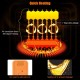 Electric portable oil-filled radiator heater with 3 heat settings and adjustable thermostat for efficient heating.