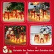 Three lighted Christmas gift boxes with red bows, featuring 60 LED lights for festive indoor and outdoor decoration.