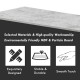 Coffee Table with Storage Shelves and Smooth Surface - Gallery View 9 of 9