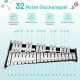32-note glockenspiel xylophone with sturdy frame and high-quality materials, perfect for music enjoyment indoors or.