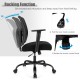 Ergonomic mesh office chair with adjustable lumbar support and rocking function, suitable for up to 400 lbs.