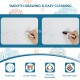 Kids' standing art easel with dry-erase board, adjustable height, and storage for organized creativity and easy.