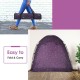 Portable indoor privacy play tent in purple, featuring sturdy fiberglass poles and easy fold-and-carry design for kids.