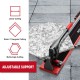 Manual tile cutter with adjustable support, sharp tungsten carbide blade, and measuring scale for accurate cutting.
