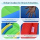 Detail of the inflatable kids water slide showing breathable mesh wall and safety features for secure play.