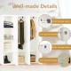 Foldable closet organizer featuring 8 cubby storage, magnet doors, and compact design for versatile home use.