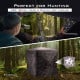 Portable deer pop-up camo hunting blind with 360° visibility, durable weatherproof material, and shoot-through windows.