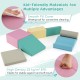 Colorful 7-piece soft play equipment with zippered PU cover, featuring high-density foam for safe indoor climbing fun.