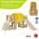7-in-1 toddler slide set with climbing area and basketball hoop, multicolor, ideal for indoor and outdoor play.