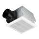 Ceiling mount bathroom exhaust fan with metal housing, 80 CFM airflow, designed for rooms up to 90 sq. ft.