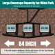 84-inch driveway drag tow behind landscape leveling rake with reinforced bars, designed for quick coverage of large.