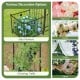 Climbing trellis of the 87-inch garden arbor with side planters, perfect for supporting decorative plants and flowers.