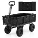 Utility wagon with removable Oxford cloth liner, heavy-duty frame, and 10" inflatable wheels for versatile outdoor use.