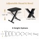 Adjustable stool for 88-key electric piano, featuring 4 height options from 13.5" to 19" for customized comfort.