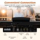 88-key keyboard piano set with adjustable stand, featuring USB MIDI connection for apps like GarageBand and dual.