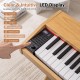 88-key semi-weighted digital piano featuring an LED display, triple pedals, and 80 demo songs for versatile practice.