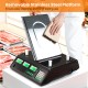 Removable stainless steel platform of the 88lb price computing scale for easy cleaning and long-lasting use.
