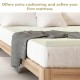 3-inch twin size mattress topper made of breathable air cotton, providing extra cushioning and pressure relief for.