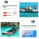 Sit-on-top fishing kayak in gray with detachable double-head paddle and fishing rod holders for versatile fishing.