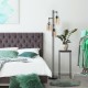 Retro floor lamp with three amber glass shades, stable iron pole, perfect for bedroom or living room lighting.