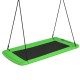 Green 60-inch platform tree swing with adjustable height and durable oxford fabric, perfect for outdoor fun and.