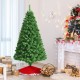6-foot pre-lit fiber optic artificial Christmas tree with 617 branch tips, ideal for festive indoor decoration.