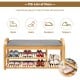 3-tier bamboo shoe rack bench with cushion, holds 7 pairs of shoes, ideal for entryway or bedroom seating.