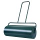Tow lawn roller with a 24 x 13 inch water-filled metal drum, featuring a foldable handle and scraper bar for easy.