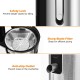 Close-up of the Centrifugal Juicer's sharp blade filter and anti-drip outlet, designed for efficient juicing.